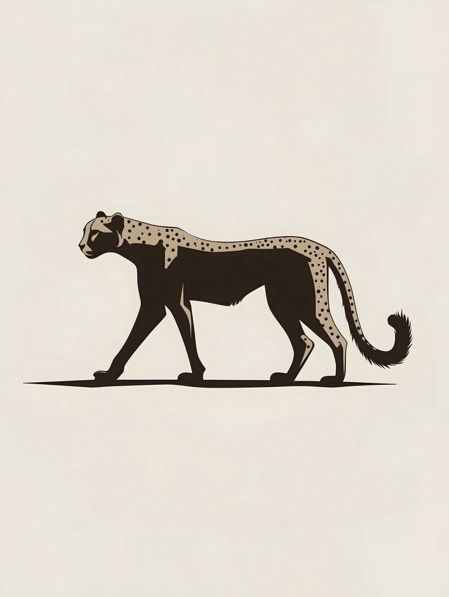 Minimalist Cheetah