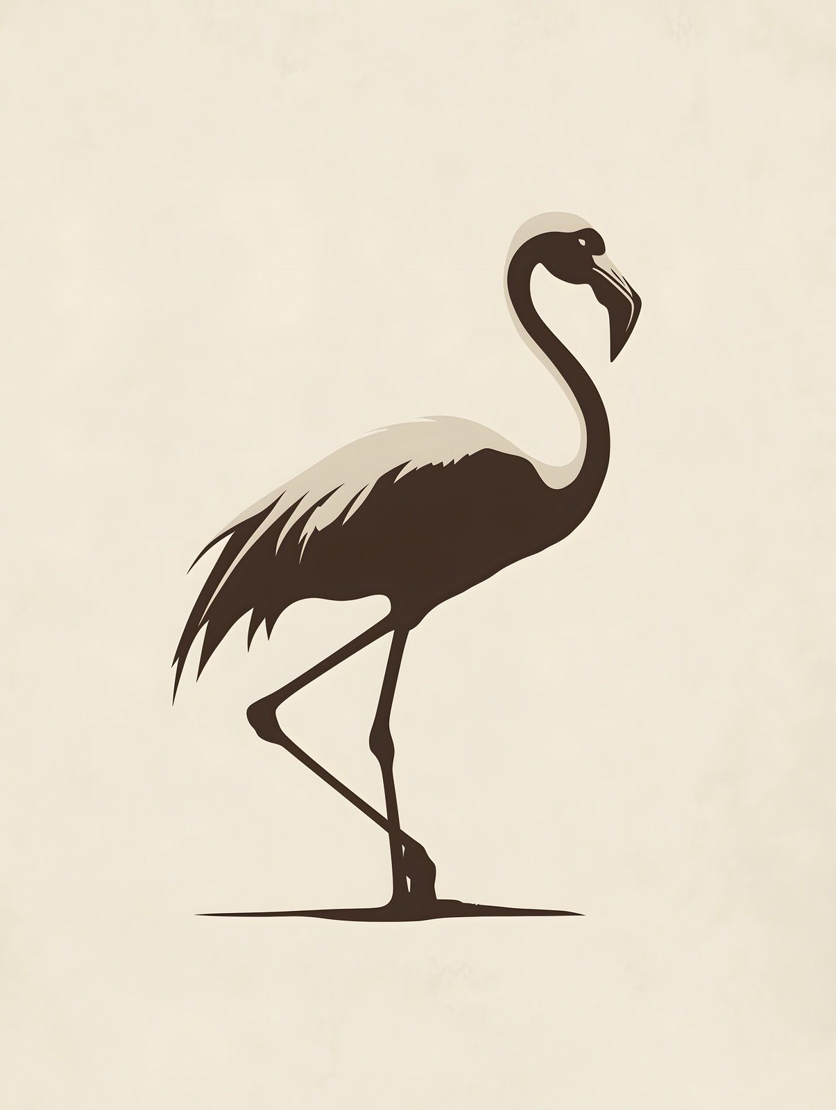 Minimalist Flamingo — print view