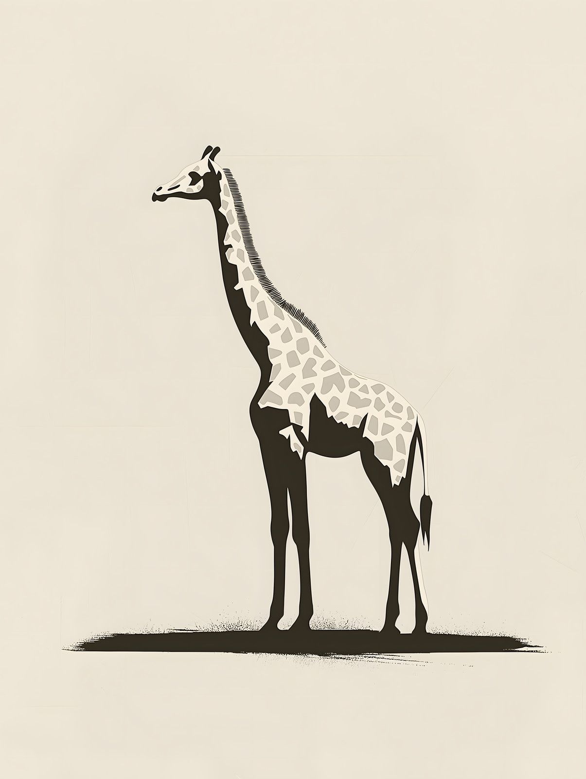 Minimalist Giraffe — print view