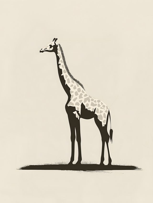 Minimalist Giraffe