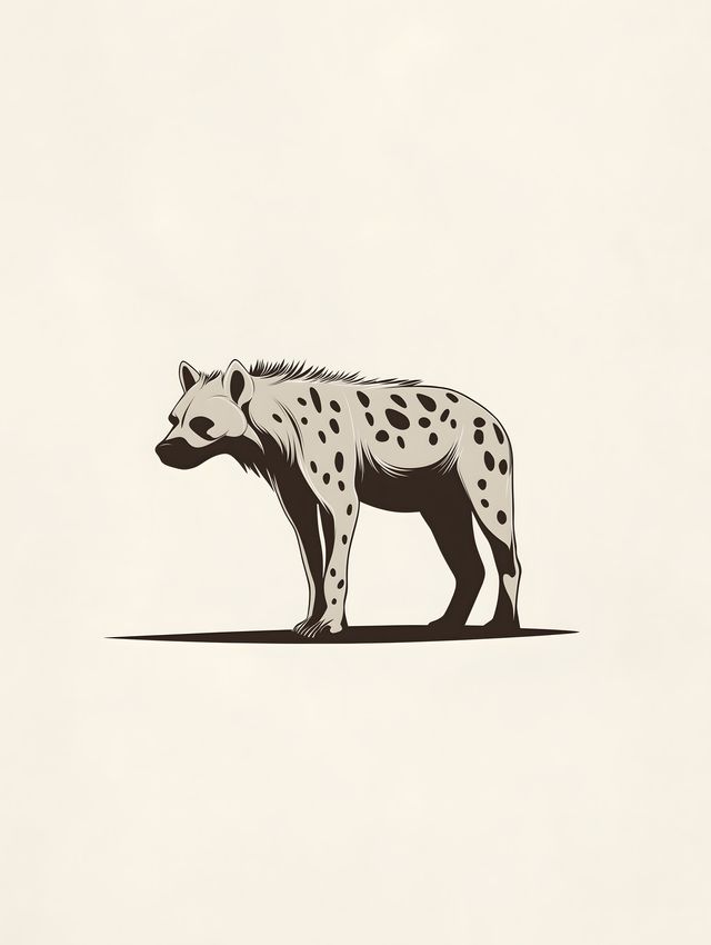 Minimalist Hyena