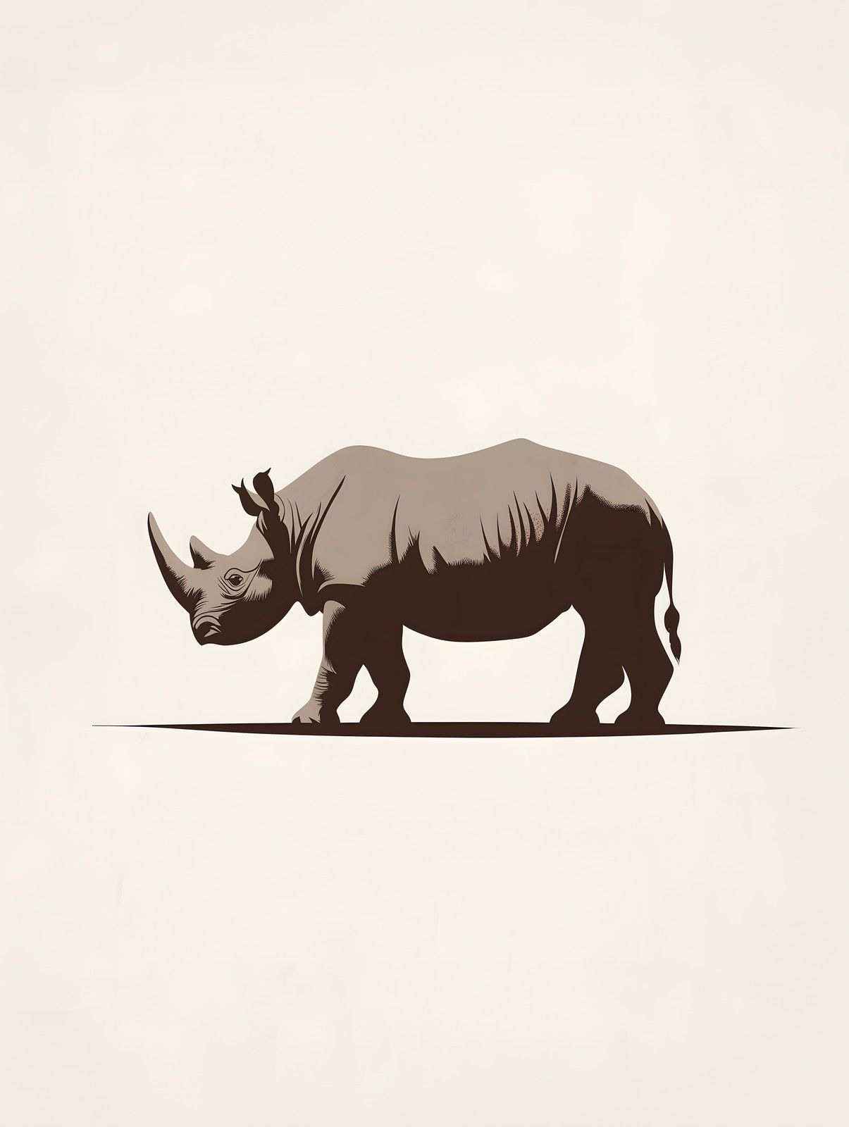 Minimalist Rhino — print view