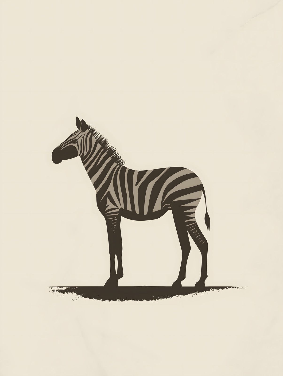 Minimalist Zebra — print view