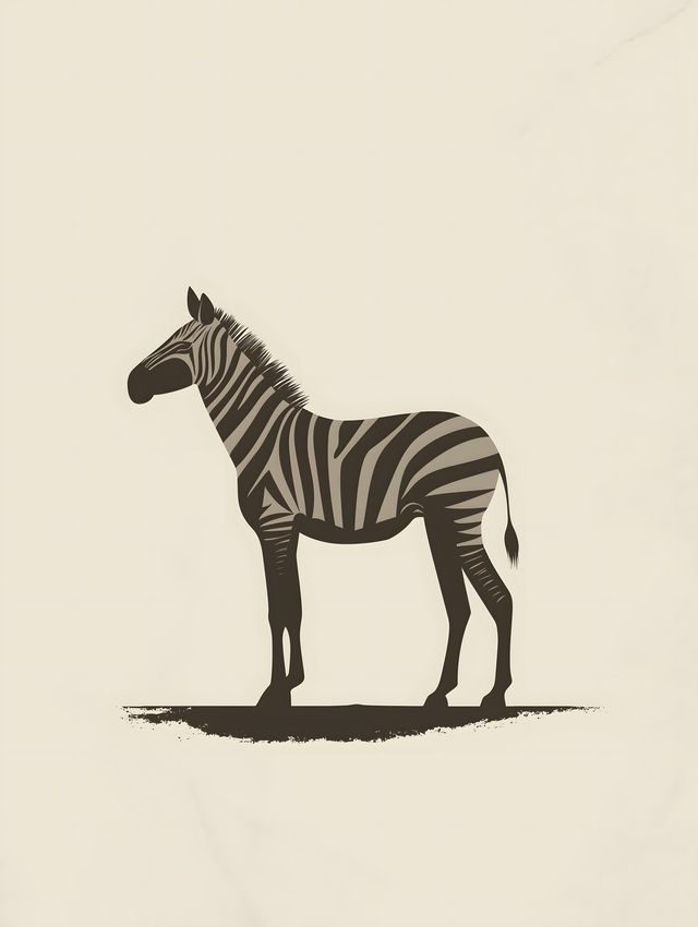 Minimalist Zebra